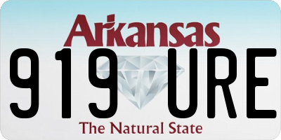 AR license plate 919URE