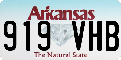 AR license plate 919VHB