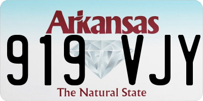 AR license plate 919VJY