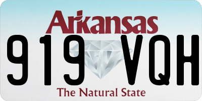AR license plate 919VQH