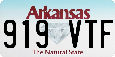 AR license plate 919VTF