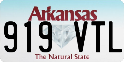AR license plate 919VTL