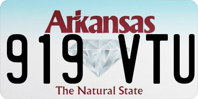AR license plate 919VTU