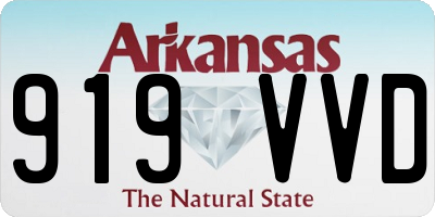 AR license plate 919VVD