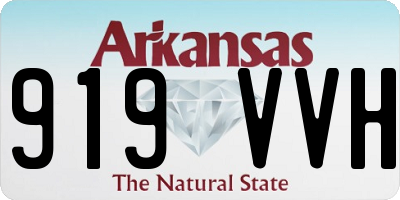 AR license plate 919VVH
