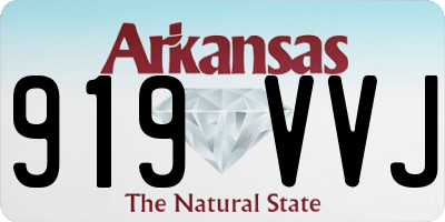 AR license plate 919VVJ