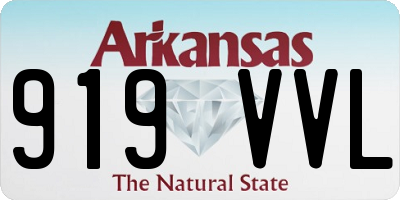 AR license plate 919VVL