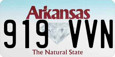 AR license plate 919VVN