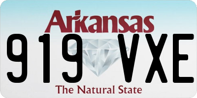 AR license plate 919VXE