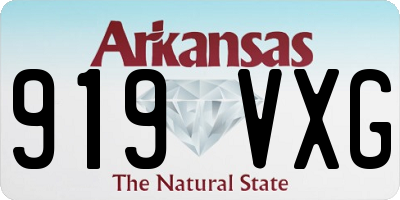 AR license plate 919VXG