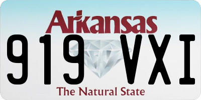 AR license plate 919VXI