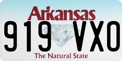 AR license plate 919VXO