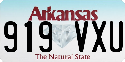 AR license plate 919VXU