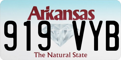 AR license plate 919VYB