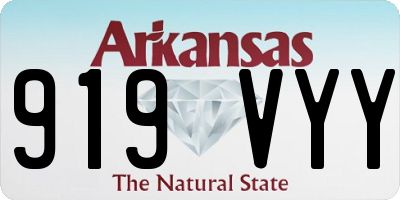 AR license plate 919VYY