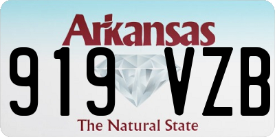 AR license plate 919VZB