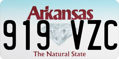 AR license plate 919VZC