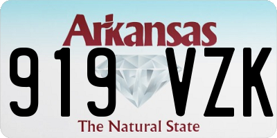 AR license plate 919VZK