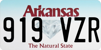 AR license plate 919VZR