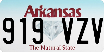 AR license plate 919VZV