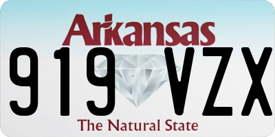 AR license plate 919VZX