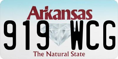 AR license plate 919WCG