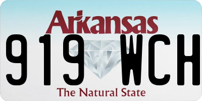 AR license plate 919WCH