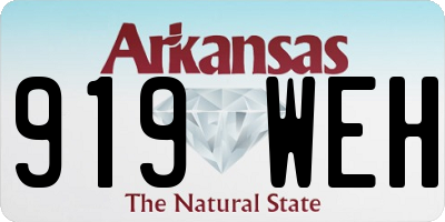 AR license plate 919WEH