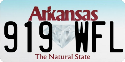 AR license plate 919WFL
