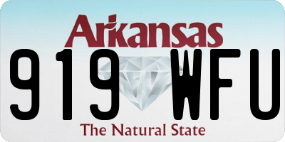AR license plate 919WFU