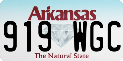 AR license plate 919WGC