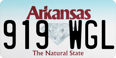 AR license plate 919WGL