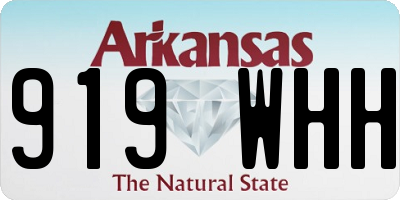 AR license plate 919WHH