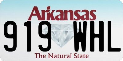AR license plate 919WHL