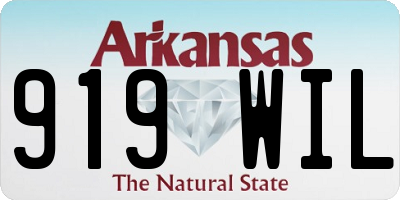 AR license plate 919WIL