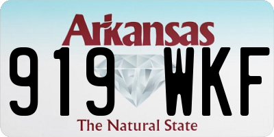 AR license plate 919WKF