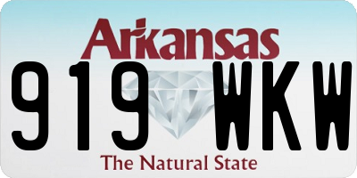 AR license plate 919WKW