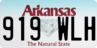 AR license plate 919WLH