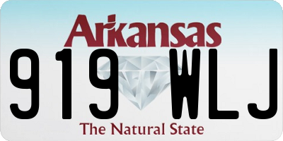 AR license plate 919WLJ
