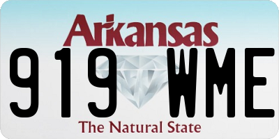 AR license plate 919WME