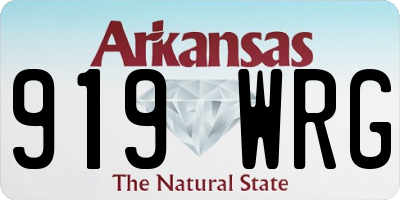AR license plate 919WRG