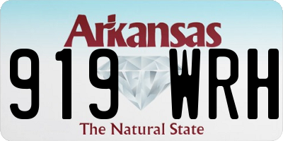 AR license plate 919WRH