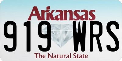 AR license plate 919WRS