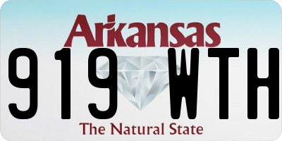 AR license plate 919WTH