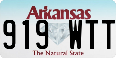 AR license plate 919WTT