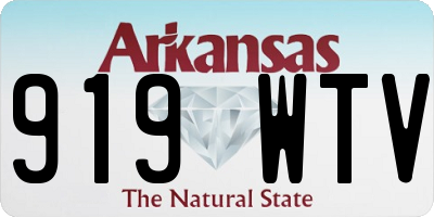 AR license plate 919WTV