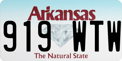 AR license plate 919WTW