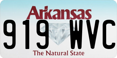 AR license plate 919WVC