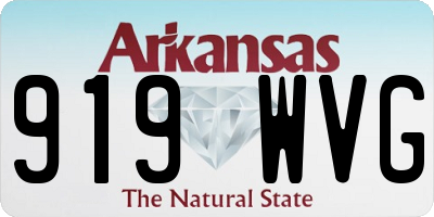 AR license plate 919WVG