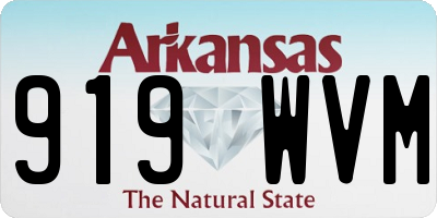 AR license plate 919WVM